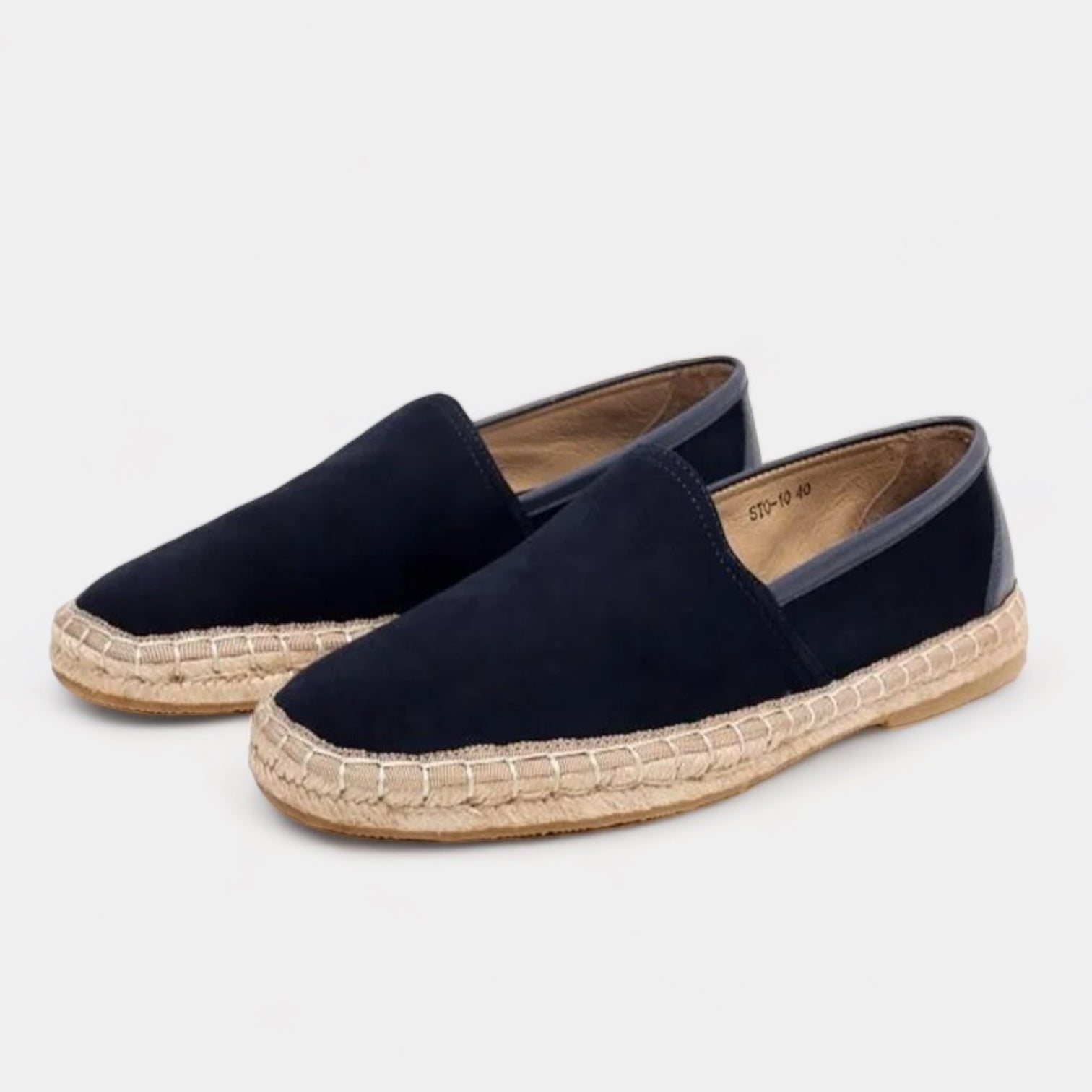 Carl - Espadrilles mit geflochtener Sohle und Wildleder-Obermaterial