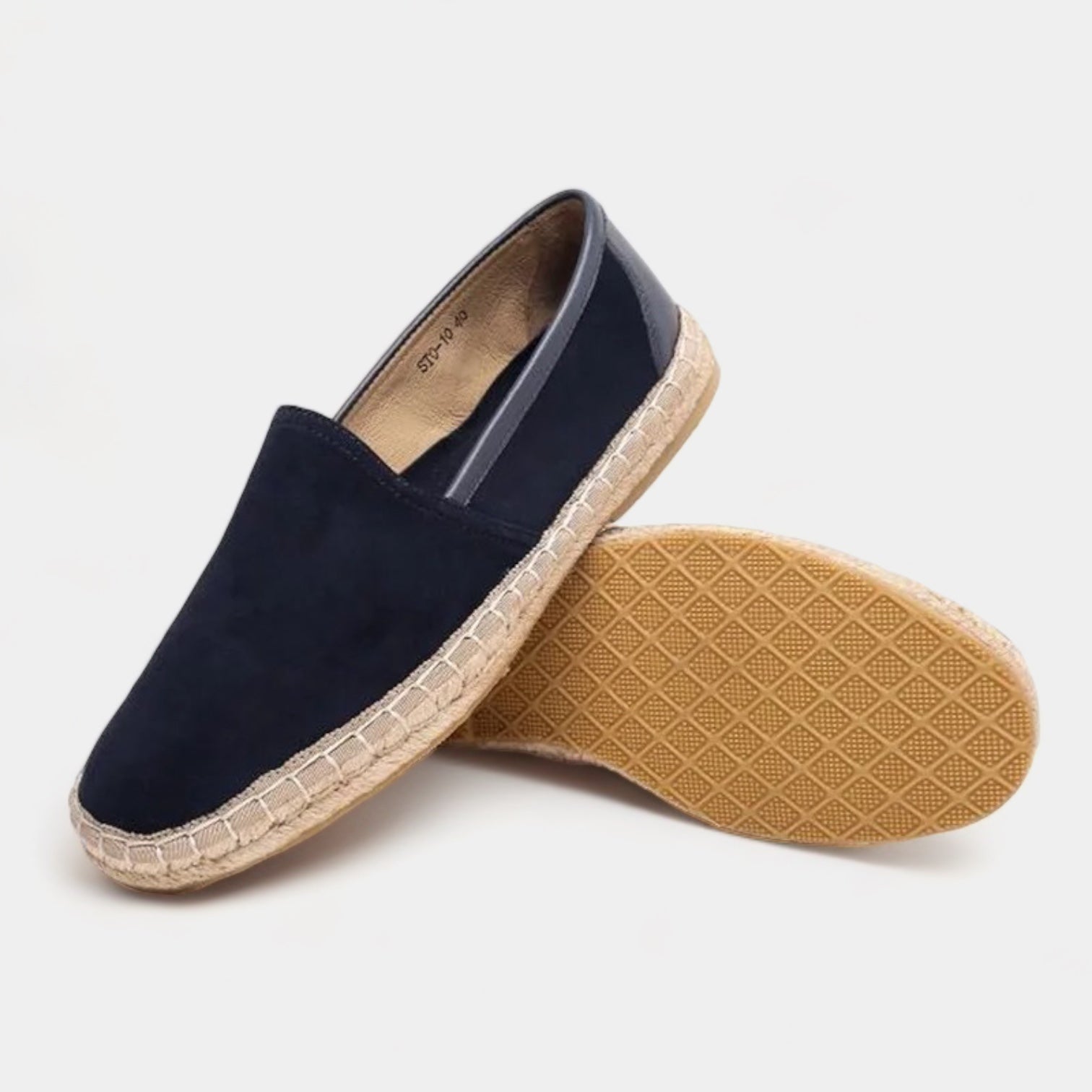 Carl - Espadrilles mit geflochtener Sohle und Wildleder-Obermaterial