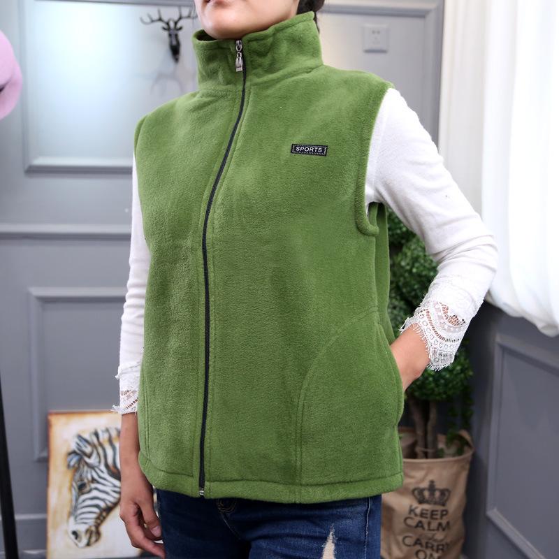 Damen Gilet Aus Fleece Mit Reißverschluss | Winter