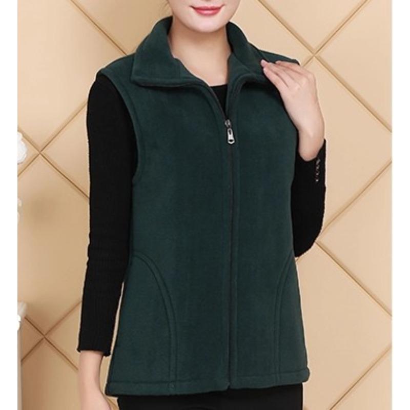 Damen Gilet Aus Fleece Mit Reißverschluss | Winter