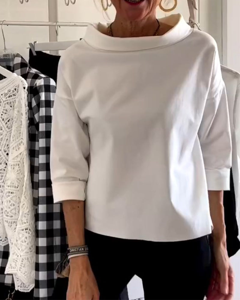 Damen Langarmshirt Elegant | Locker