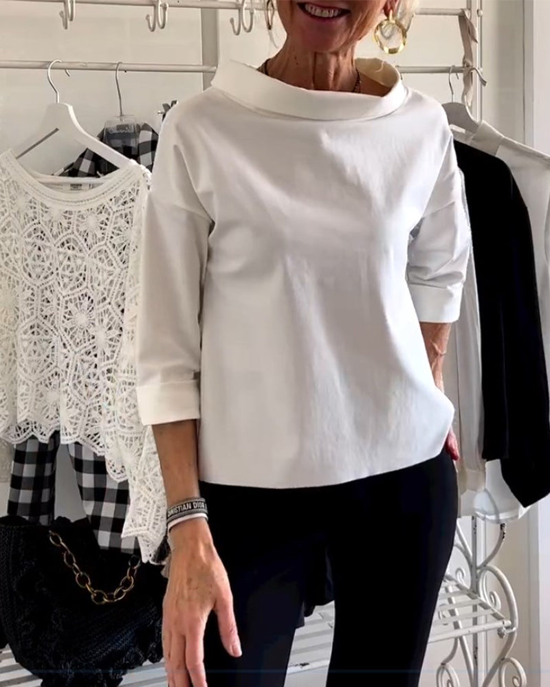 Damen Langarmshirt Elegant | Locker