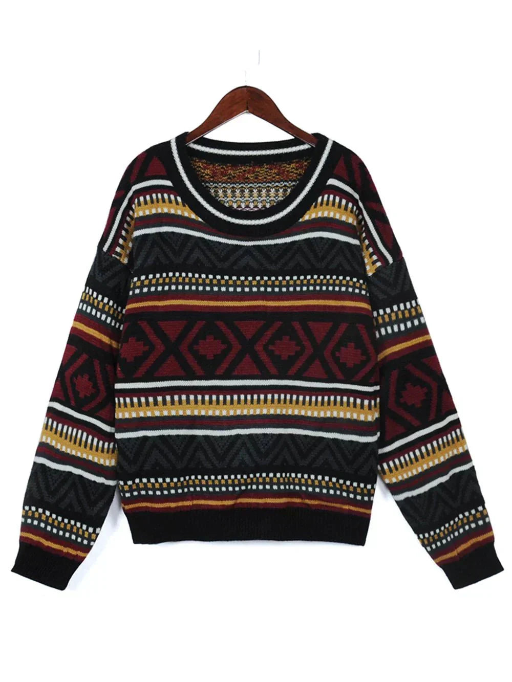 Damen Norweger Pulli Mit Muster | Warm