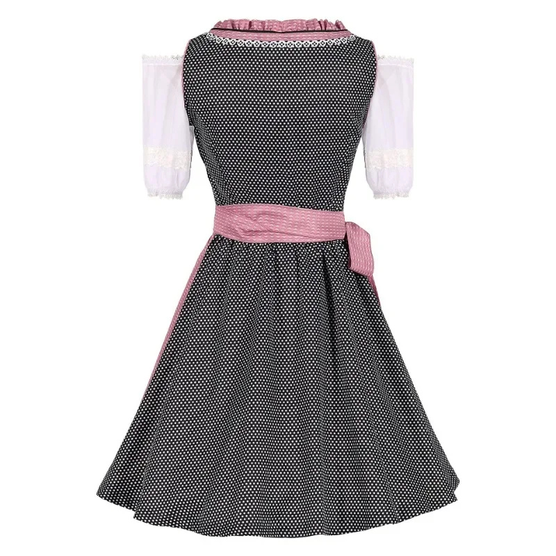 Damen Oktoberfest Dirndl Mit Pünktchenmuster | Klassisch