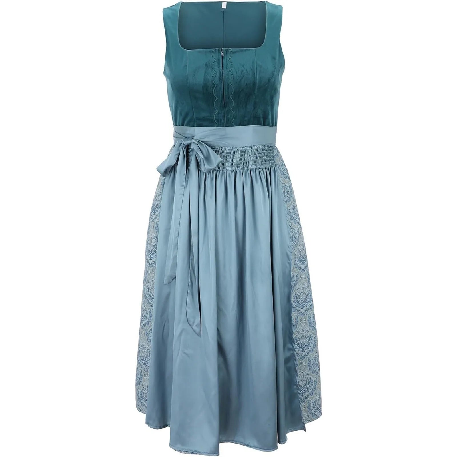Damen Oktoberfest Dirndl Mit Schürze | Midi