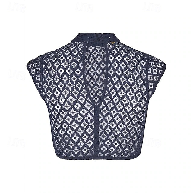 Damen Oktoberfest Dirndlbluse Hochgeschlossen | Ärmellos