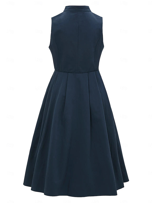 Damen Oktoberfest Kleid Mit Stehkragen Und Schärpe | Festlich