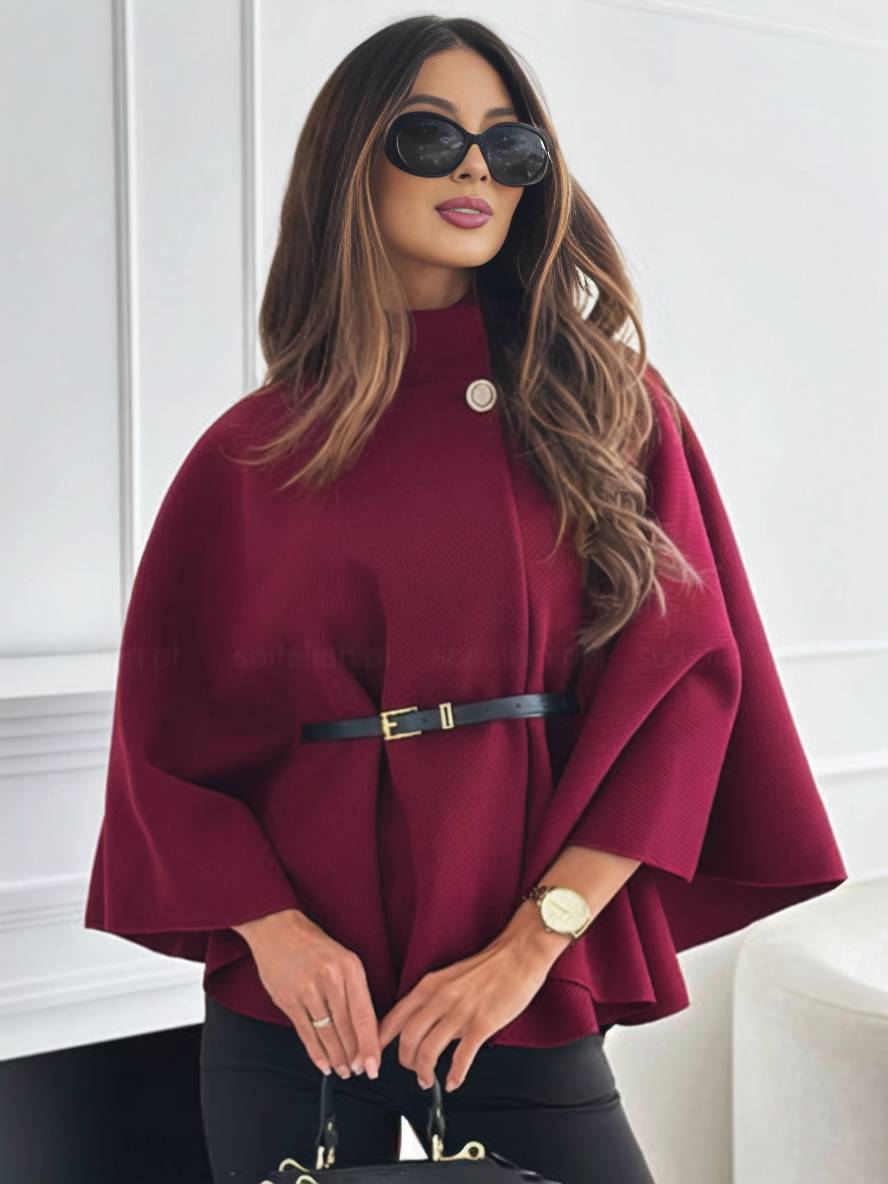 Damen Poncho Mit Fledermausärmeln | Winter