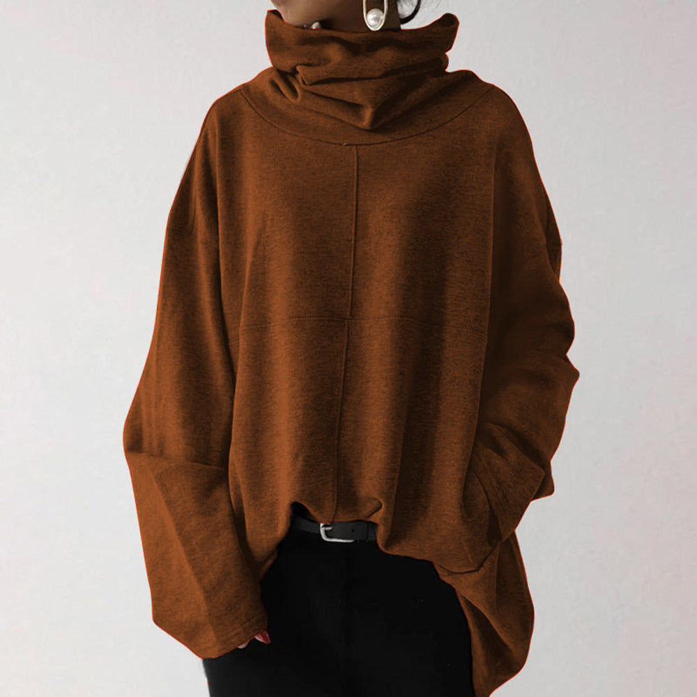 Damen Rollkragenpullover Locker Geschnitten | Oversize