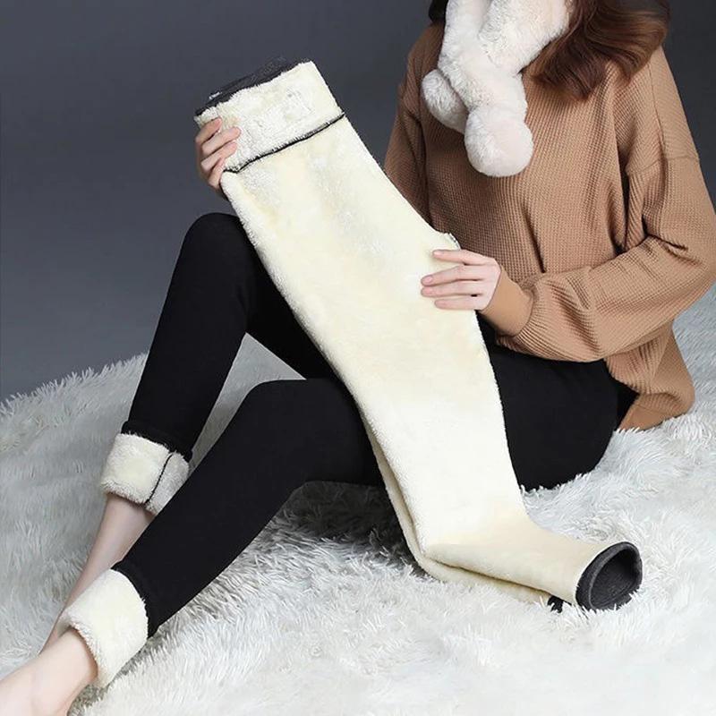Damen Thermo Leggings Mit Fleece Innenfutter | Warm