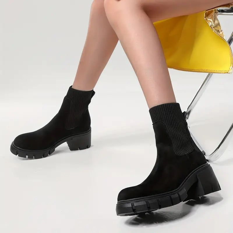 Damen Winterschuhe Mit Blockabsatz | Winter