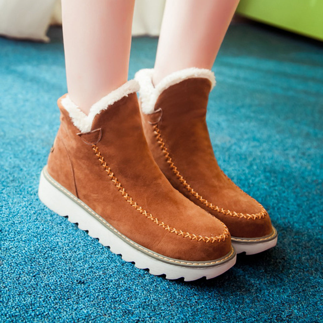 Damen Winterschuhe Mit Plateau Und Futter | Winter