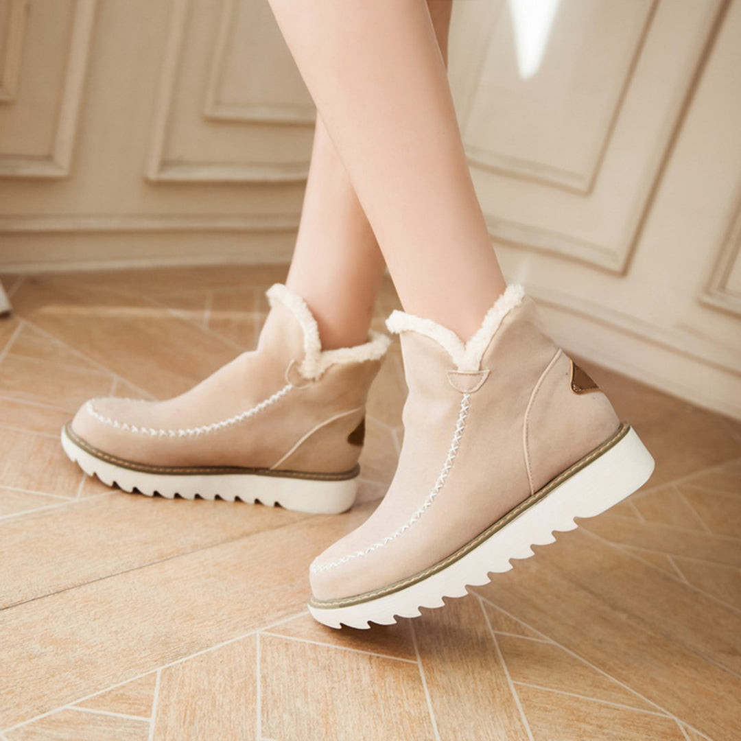 Damen Winterschuhe Mit Plateau Und Futter | Winter