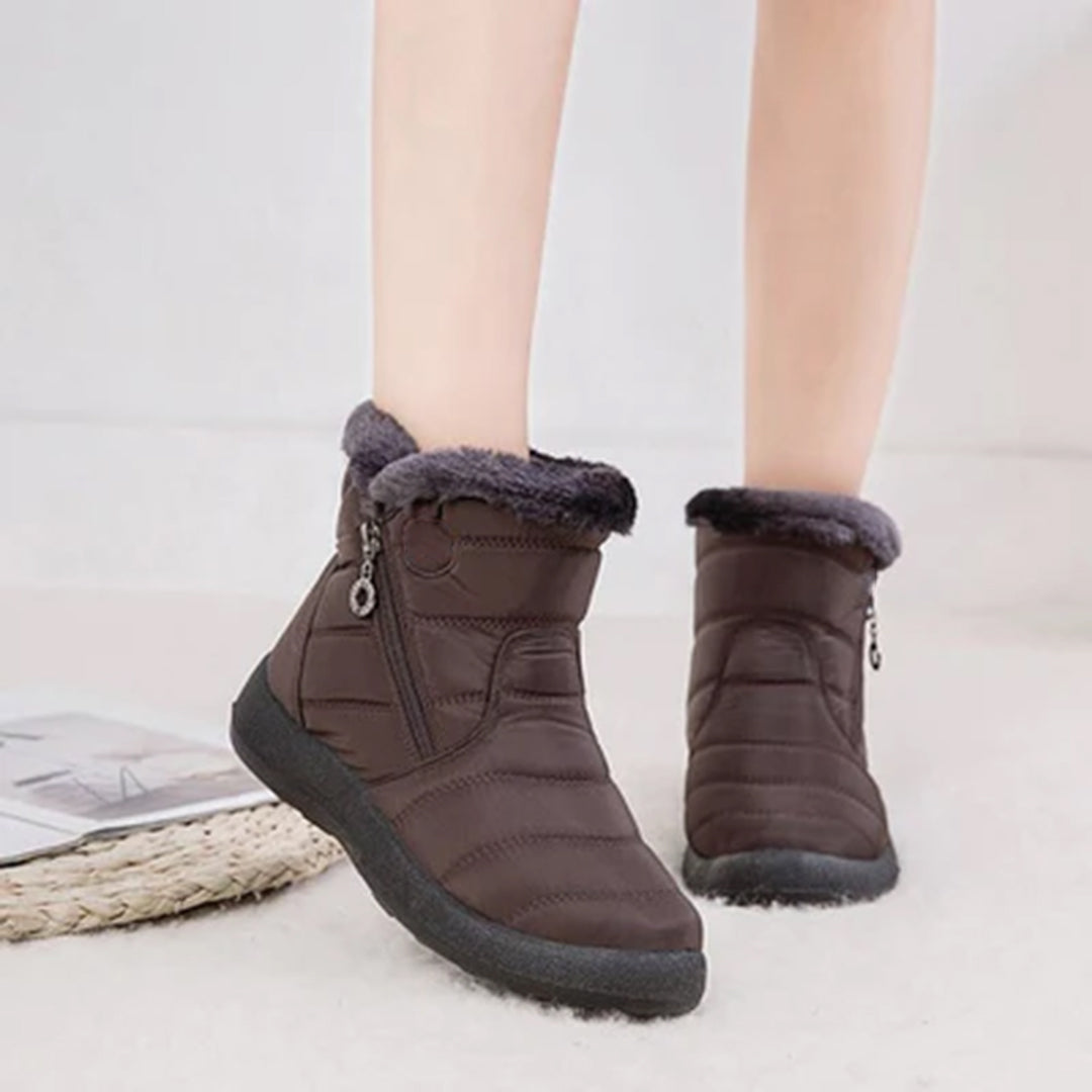 Damen Winterschuhe Mit Reißverschluss Und Futter | Winter