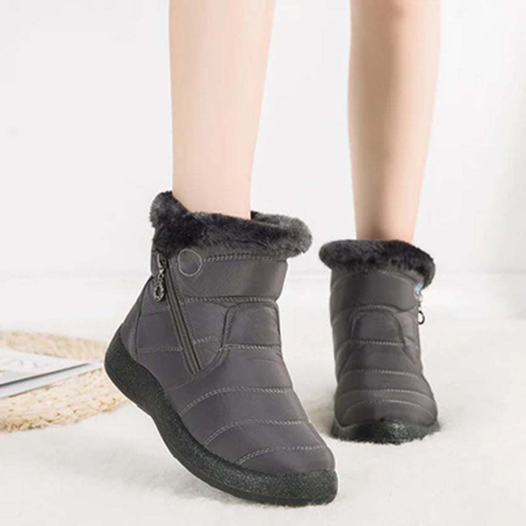 Damen Winterschuhe Mit Reißverschluss Und Futter | Winter