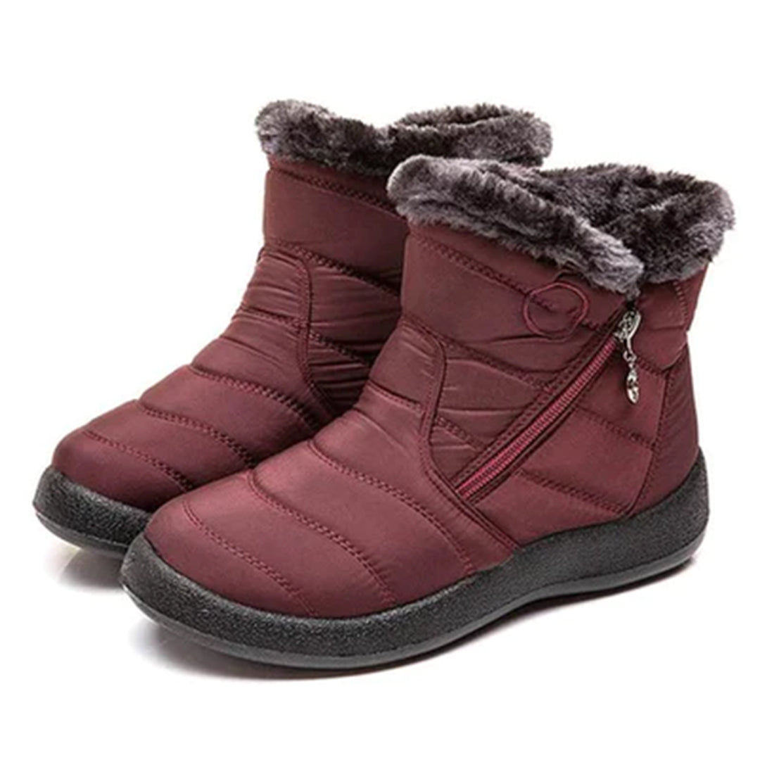 Damen Winterschuhe Mit Reißverschluss Und Futter | Winter