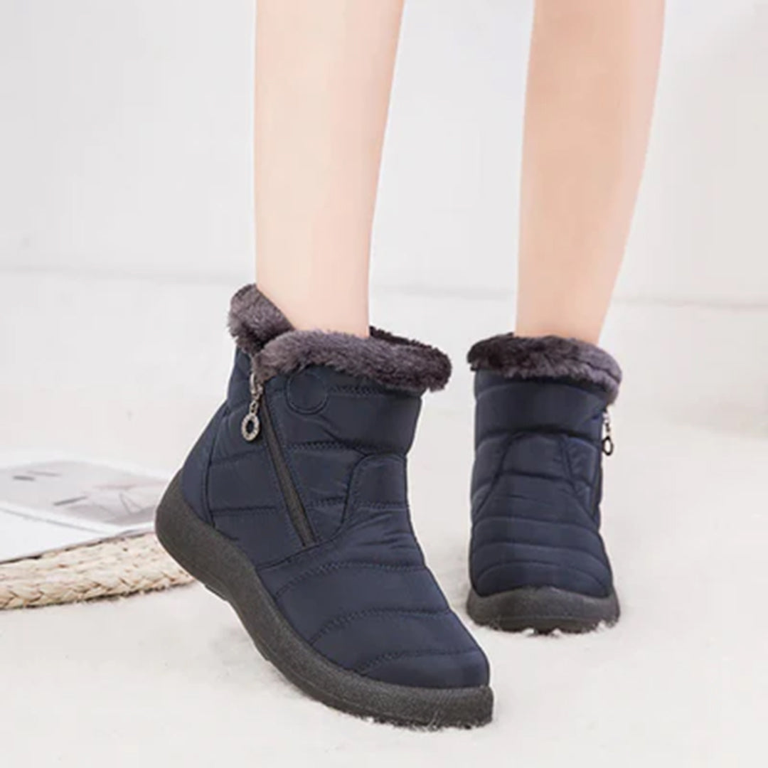 Damen Winterschuhe Mit Reißverschluss Und Futter | Winter
