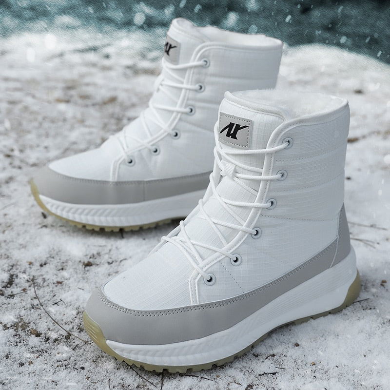 Damen Winterschuhe Mit Schnürung Und Futter | Winter