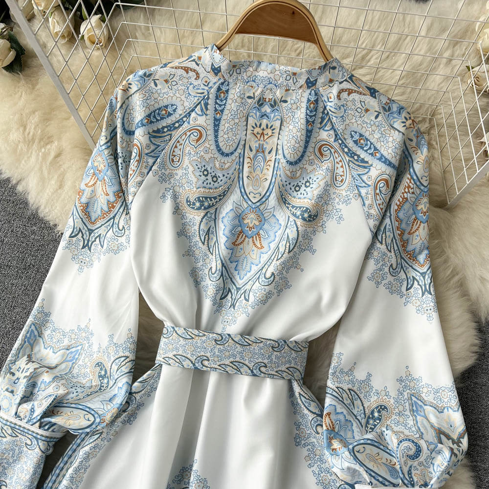 Emilia | Damen Elegantes Gürtel Abendkleid | Maxi