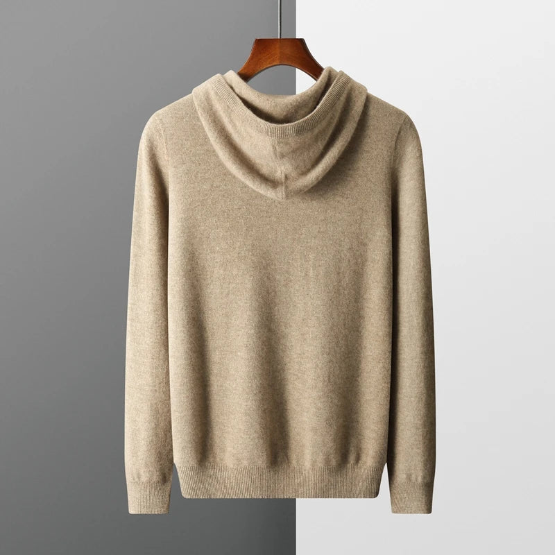 Herren Kapuzen Hoodie Aus Strick | Warm