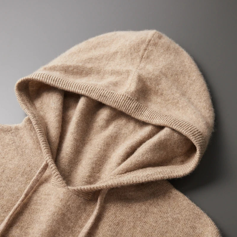 Herren Kapuzen Hoodie Aus Strick | Warm