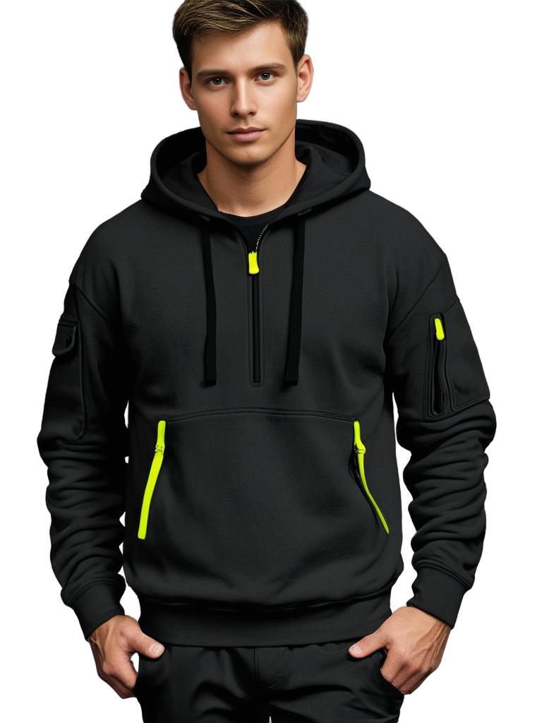 Herren Kapuzenpullover Mit Reißverschluss & Taschen | Utility
