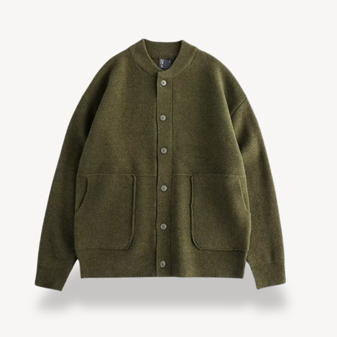 Herren Strickjacke Mit Knopfleiste | Taschen