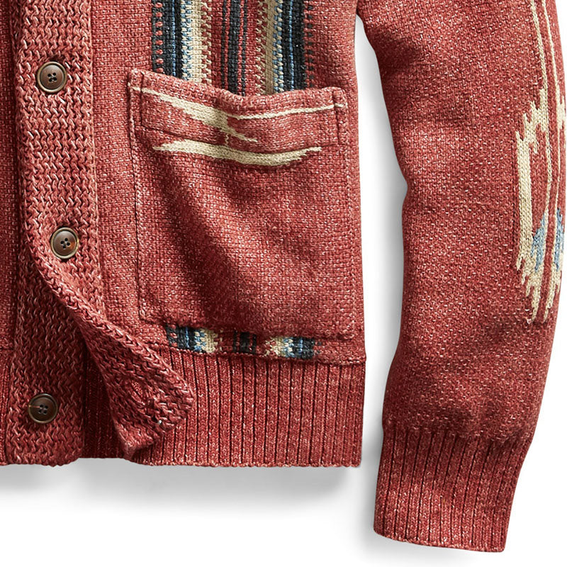 Herren Strickjacke Mit Muster | Vintage
