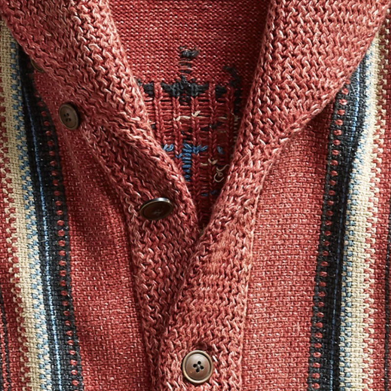 Herren Strickjacke Mit Muster | Vintage