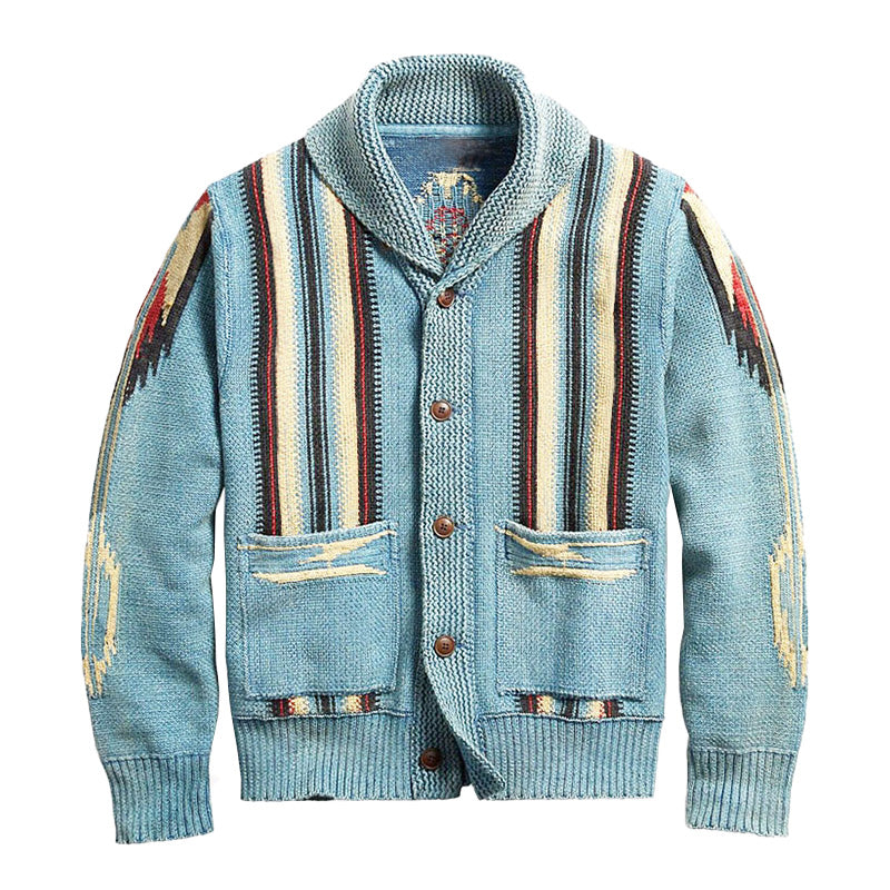 Herren Strickjacke Mit Muster | Vintage
