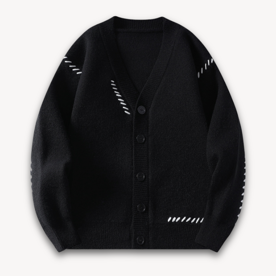 Herren Strickjacke Oversize Mit Knöpfen | Strick
