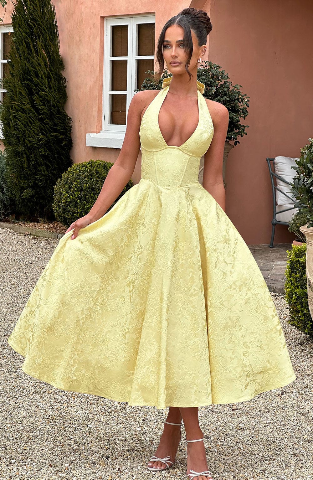 Liana | Damen Vintage Cocktailkleid | Midi