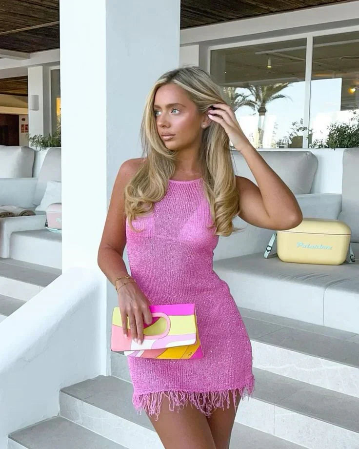 Liora | Damen Strick Partykleid | Mini