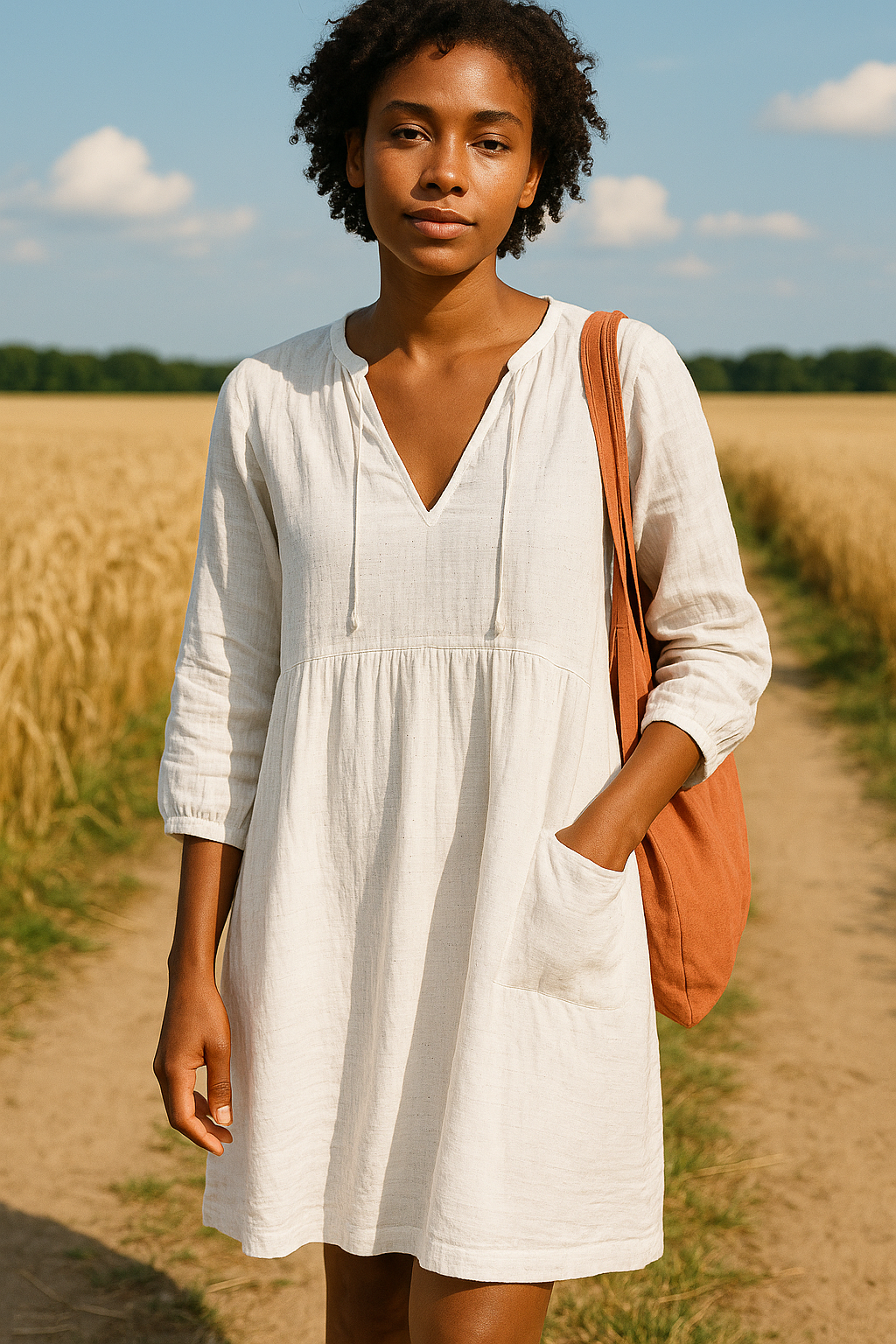 Mila | Damen Leicht Atmungsaktiv Strandkleid | Sommer