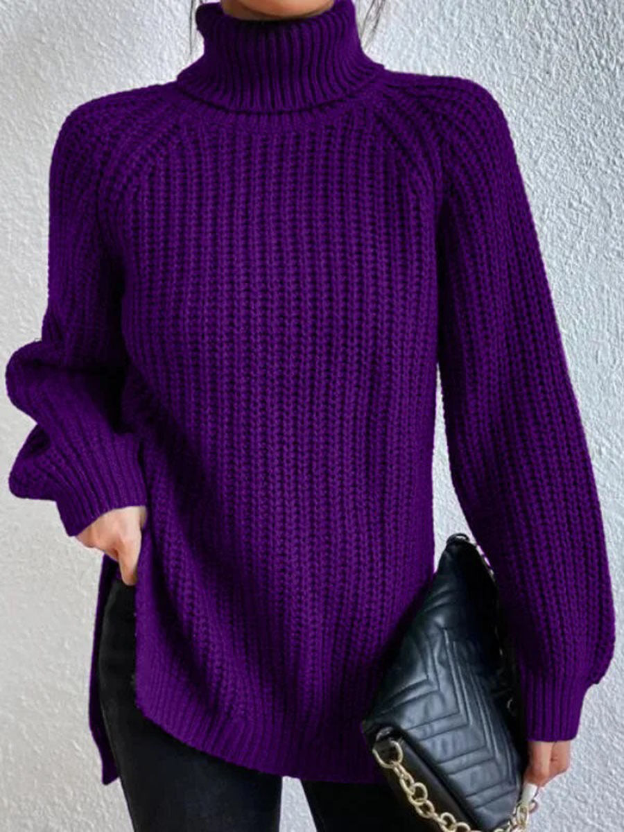 Damen Rollkragenpullover Strick | Oversize