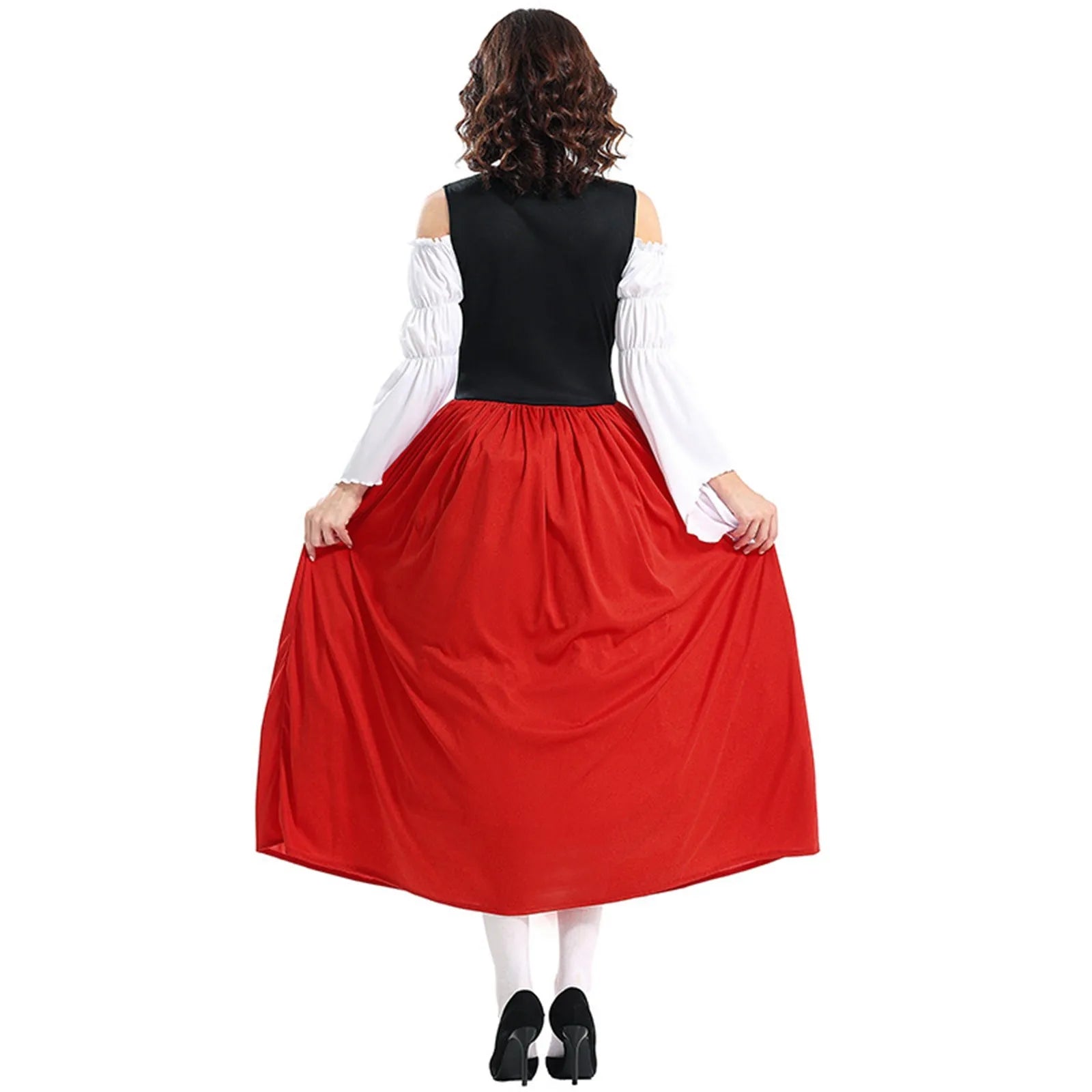 Oktoberfest Damen Dirndl Mit Corsage Und Bluse | Lang