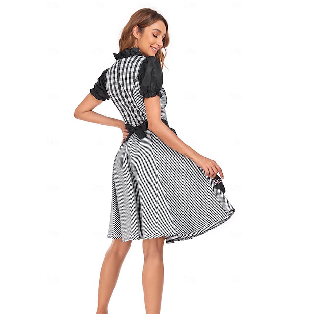 Oktoberfest Damen Dirndl Mit Schürze | Stickerei