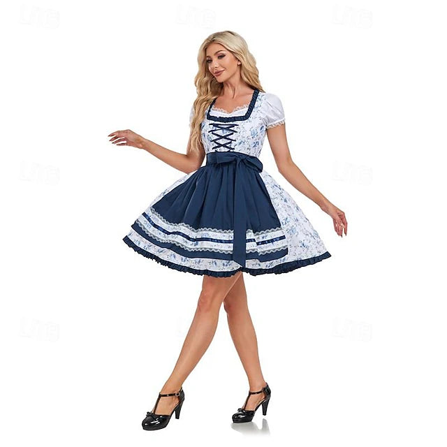 Oktoberfest Damen Dirndl Mit Schürze | Tracht