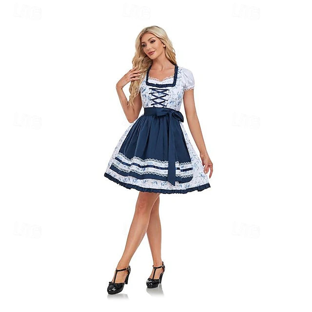 Oktoberfest Damen Dirndl Mit Schürze | Tracht