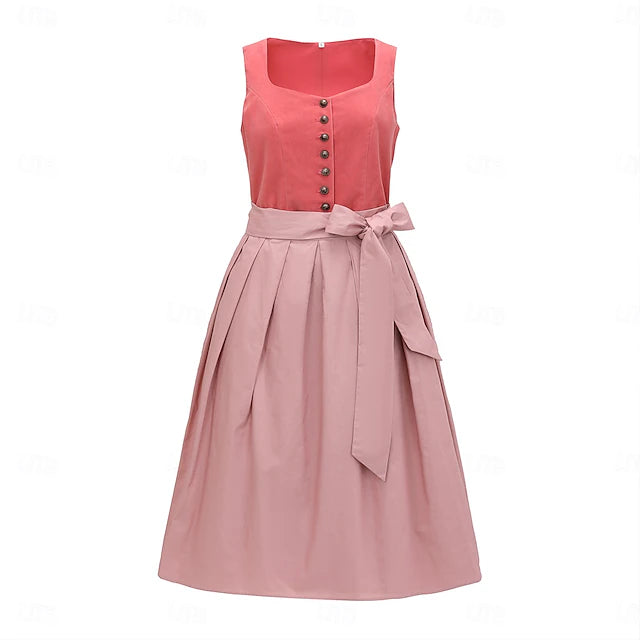 Oktoberfest Damen Dirndl Mit Schürze Und Faltenrock | Tracht