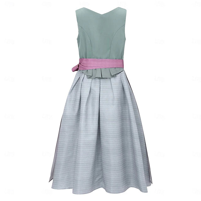 Oktoberfest Damen Dirndl Mit Schürze Und Knopfleiste | Midi