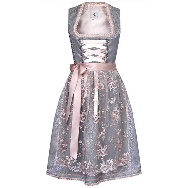 Oktoberfest Damen Dirndl Mit Schürze Und Stickerei | Tracht