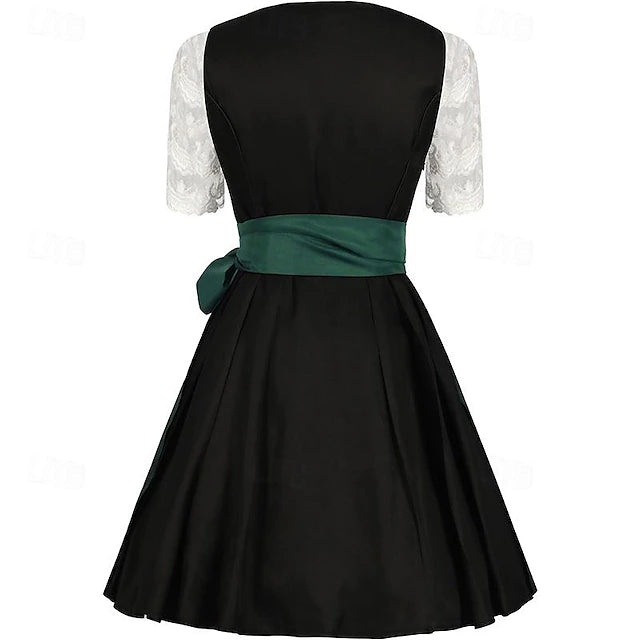 Oktoberfest Damen Dirndl Mit Stickerei Und Schürze | Tracht