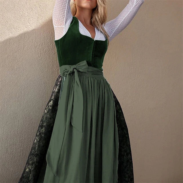 Oktoberfest Damen Kleid Mit Schürze Und Mieder | Tracht