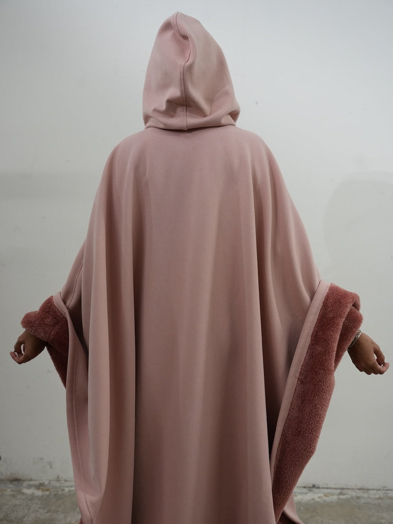 Unisex Poncho Mit Kapuze & Fleecefutter | Oversize