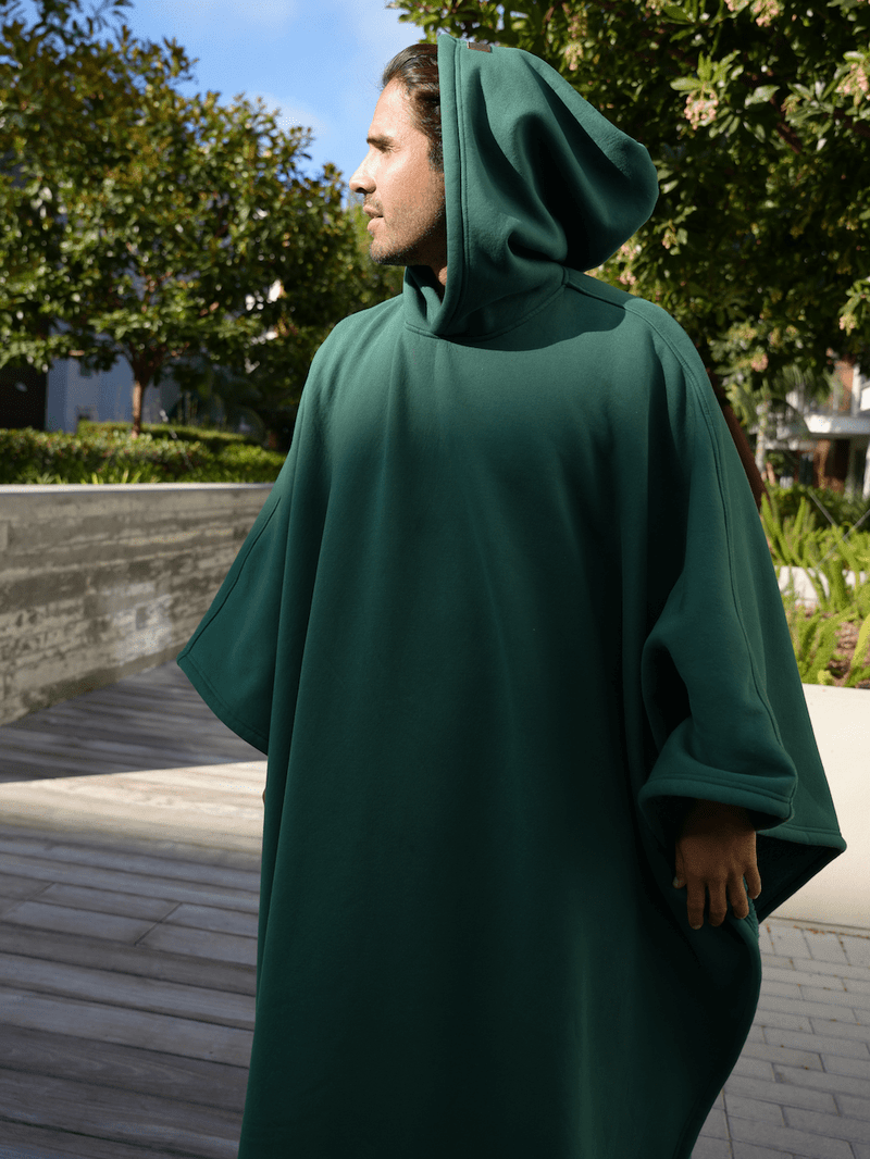 Unisex Poncho Mit Kapuze & Fleecefutter | Oversize