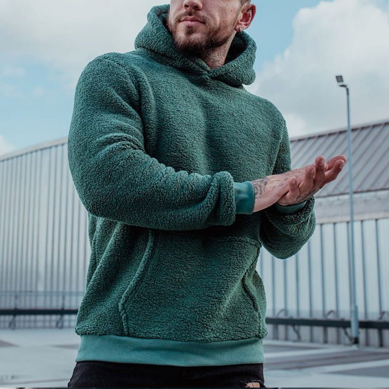 Weicher Herren Fleece-Hoodie Mit Kapuze | Warm