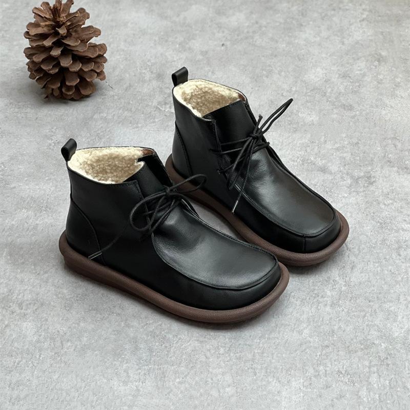 Winterstiefel Damen Gefüttert Mit Schnürung | Winter
