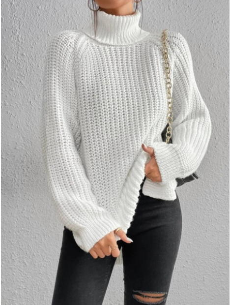 Damen Rollkragenpullover Strick | Oversize