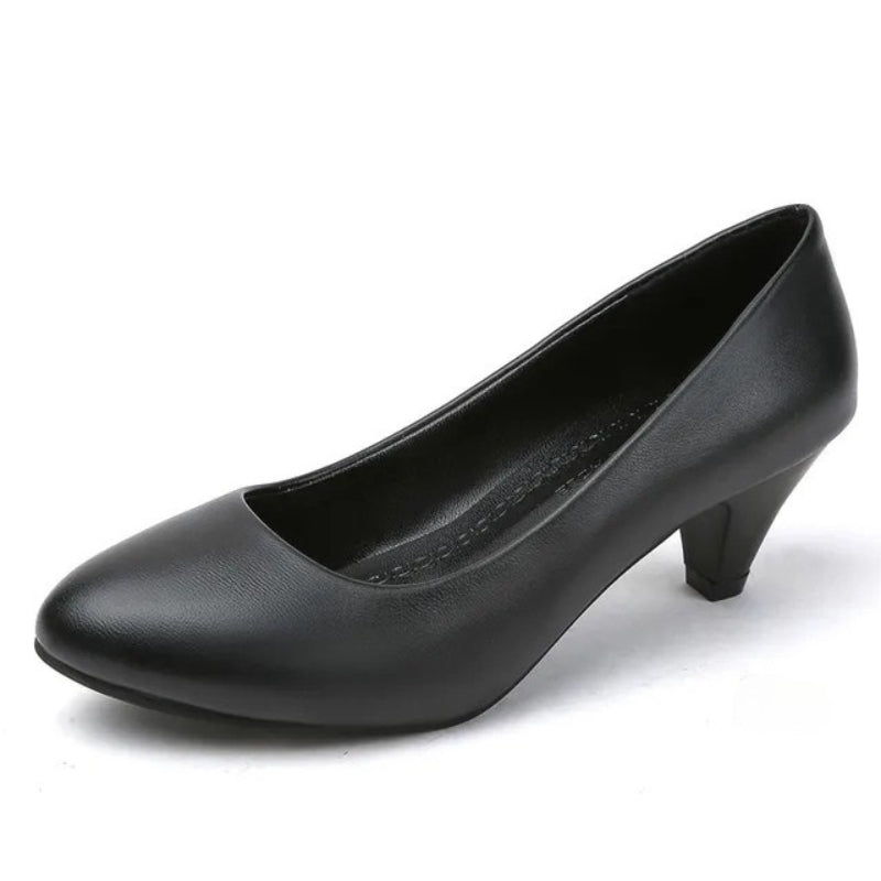 Women's Dirndl Shoes Almond Pumps Heel | Oktoberfest